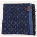 Replica Louis Vuitton Scarves Cotton LV6723F Blue JK3828XB19