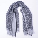 Replica Louis Vuitton Scarves Cotton WJLV091 Gray JK3858Xe44