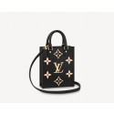 Replica Louis vuitton SINCE 1854 PETIT SAC PLAT M80449 Black JK509BJ25