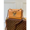 Replica Louis Vuitton TWIST MM M20846 Gold Cipango Beige JK5584Ix66