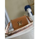 Replica Louis Vuitton TWIST MM M57505 Honey Gold JK515Yn66