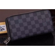 High Quality Imitation Louis Vuitton Damier Graphite Canvas Zippy Insolite Wallets N61723 JK652Vu82