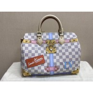 Knockoff Louis Vuitton Damier Azur Canvas original speedy 30 B41112 JK2039ch31