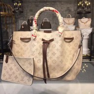 Knockoff Louis Vuitton Original Mahina Leather GIROLATA M54401 off-white JK1798yN38