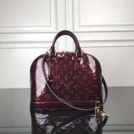 Louis Vuitton Monogram Vernis Alma M93595 Burgundy JK2224iv85