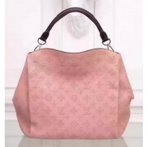 AAA 1:1 Louis Vuitton Calfskin Leather Babylone PM M50031 Pink JK2333yF79