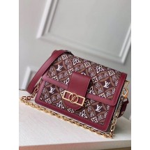 AAA Louis Vuitton DAUPHINE M57211 Burgundy JK790zK34