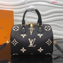 Best Louis Vuitton SPEEDY BANDOULIERE 25 M58947 black JK263kr25