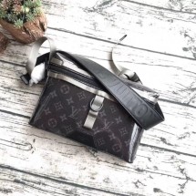 Best Quality Imitation Louis vuitton original MESSENGER PM M52218 black JK1729dK58