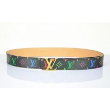 Cheap Louis Vuitton Black Monogram Multicolore LV208 Gold JK2878sZ66