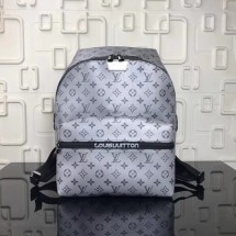 Copy 1:1 Louis Vuitton Monogram Canvas Backpack M43849 Silver JK2049xD64