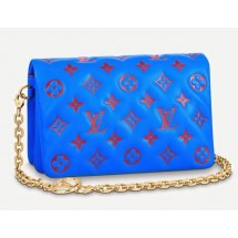 Copy Louis Vuitton POCHETTE COUSSIN M80742 blue JK5583Kn92