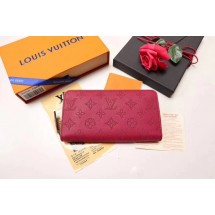 Designer Replica Louis vuitton original Mahina Leather wallet 61867 red JK433CF36