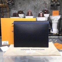 Fake 1:1 Louis Vuitton POCHETTE VOYAGE MM M30573 BLACK JK1699YK70