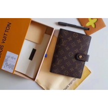 Fake Louis Vuitton Monogram Canvas Original leather Notebook 20004 JK442EQ38