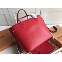 Fake Louis Vuitton NEVERFULL MM M40932 red JK1787pE71