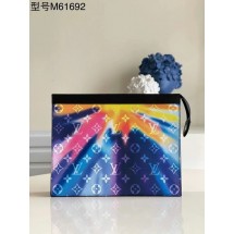 Fake Louis Vuitton POCHETTE VOYAGE MM M61692 blue JK282EQ38