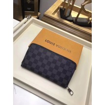 Imitation AAA Louis Vuitton Damier Graphite Canvas ZIPPY ORGANISER N63077 JK484RP55