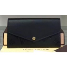 Imitation Louis Vuitton Monogram Empreinte Josephine Wallet M61003 Black JK664uq94