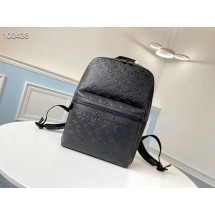 Imitation Louis Vuitton Monogram Empreinte Original Leather SPRINTER Backpack M44727 Black JK823SU58