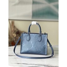 Imitation Louis Vuitton ONTHEGO PM M58956 Navy Nacre JK145SU87