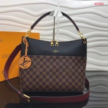 Imitation Louis Vuitton Original Damier Ebene Canvas M40366 black JK674AI36