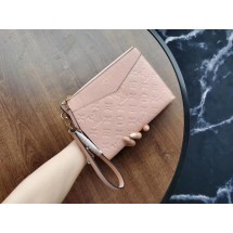 Imitation Louis Vuitton Original Monogram Empreinte Clutch bag MELANIE M68705 pink JK856Za30