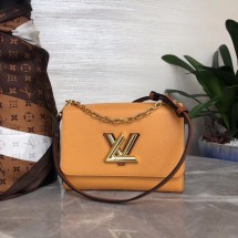 Imitation Louis vuitton original TWIST MM M53597 yellow JK1413Dl40