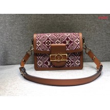 Imitation Louis Vuitton SINCE 1854 DAUPHINE MINI M57172 Bordeaux JK601KV93