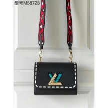 Imitation Louis Vuitton TWIST PM M58723 black JK265Fo38