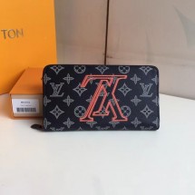 Imitation Louis Vuitton Upside Down Monogram Ink Zipper wallet 62931 JK425Fo38