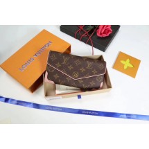 Knockoff Louis Vuitton CAISSA WALLET N61184 pink JK374ch31