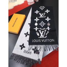 Knockoff Louis vuitton Cashmere scarf LVS7760E black Scarf JK3581Lg61