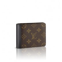 Knockoff Louis Vuitton Monogram Macassar Canvas Gaspar Wallet M93801 JK699JF45