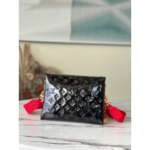 Knockoff Louis Vuitton Monogram Vernis COUSSIN PM M57793 black JK147Ez66