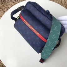 Knockoff Louis Vuitton Original Monogram Canvas Original MESSENGER M43843 blue JK1974WW40