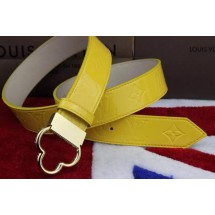 Louis Vuitton Belt LV2898 Yellow JK2828Zw99