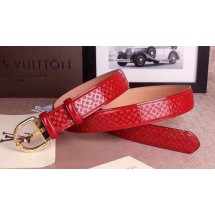 Louis Vuitton Belt LV4694A Red JK2815fH28