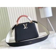 Louis Vuitton CAPUCINES BB M48865 black&pink JK41fw56