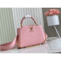 Louis Vuitton CAPUCINES BB M48865 pink JK29Ty85