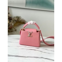 Louis Vuitton CAPUCINES MINI M56982 pink JK412OG45