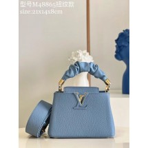 Louis Vuitton CAPUCINES MINI M58586 Dusk Blue JK73gN72