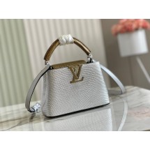 Louis Vuitton CAPUCINES MINI M59268 silver JK5824fc78