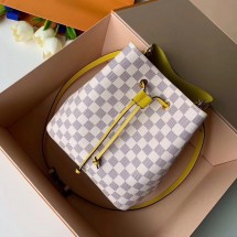 Louis Vuitton Damier Azur NEONOE N40153 Pineapple JK1268rh54