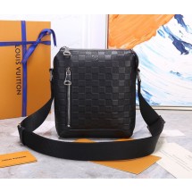 Louis Vuitton Discovery Messenger BB Original Leathe Bag N42418 Black JK325MB38