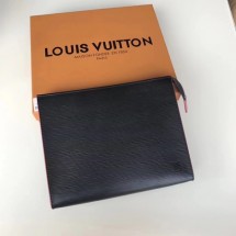 Louis Vuitton Epi Leather TOILETRY POUCH 26 M67184 Black&Rose JK2241oJ62
