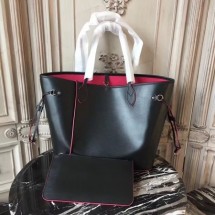 Louis Vuitton EPI Leather Tote Bag 54185 Black&Red JK2025sp14