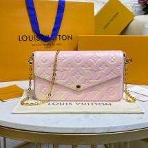 Louis Vuitton FELICIE POCHETTE M64064 pink JK5602Gp37