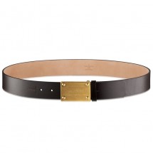 Louis Vuitton Inventeur Utah Leather Belt M6811Q JK3077RX32