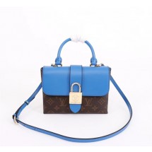 Louis vuitton LOCKY BB M43129 blue JK1349Gm74